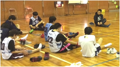 あんしんクリニックバスケットボールスポーツトレーナー